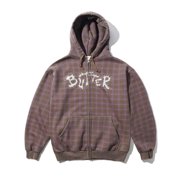 Butter Goods Eruption Zip-Thru Hood Plaid